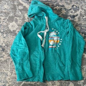 Teal Hawaii Women Hoodie
